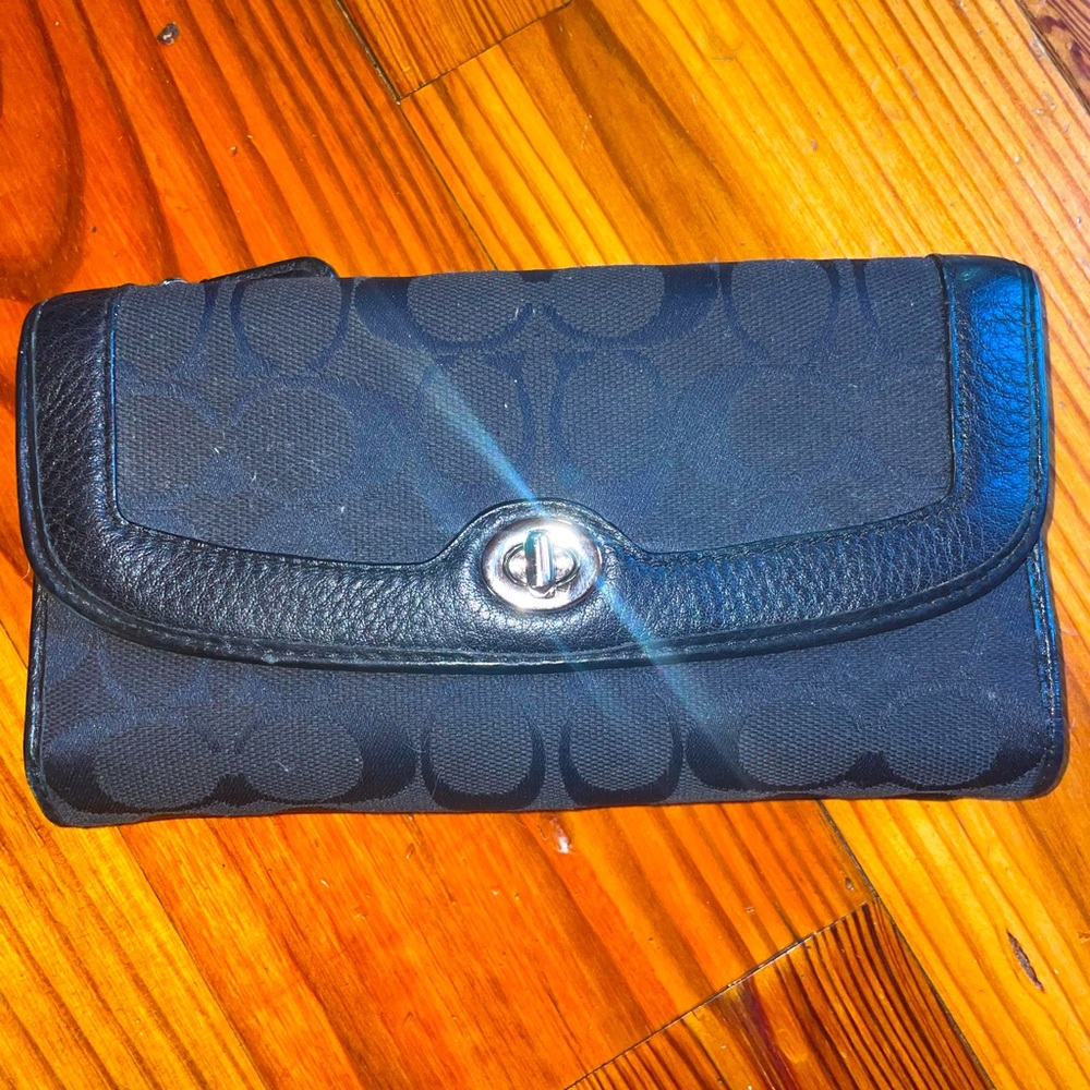 Black Coach Wallet